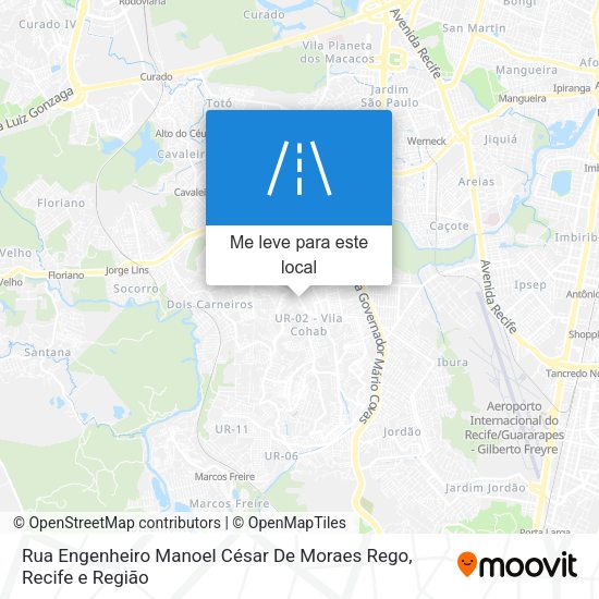 Rua Engenheiro Manoel César De Moraes Rego mapa