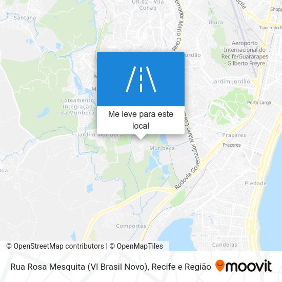 Rua Rosa Mesquita (Vl Brasil Novo) mapa