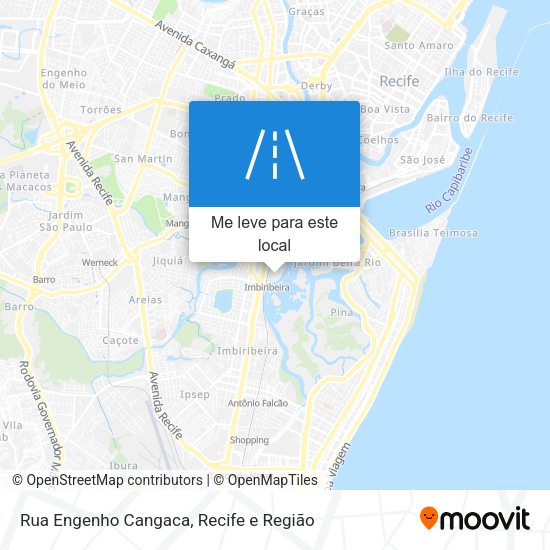 Rua Engenho Cangaca mapa
