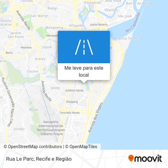 Rua Le Parc mapa