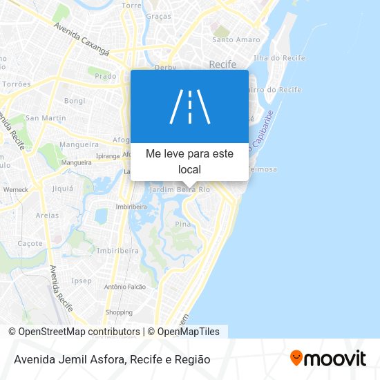 Avenida Jemil Asfora mapa