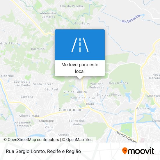 Rua Sergio Loreto mapa