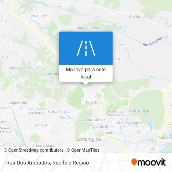 Rua Dos Andrados mapa