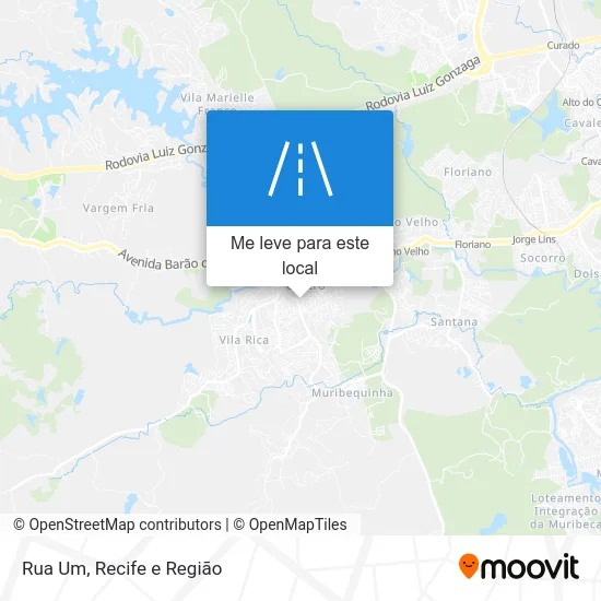 Rua Um mapa
