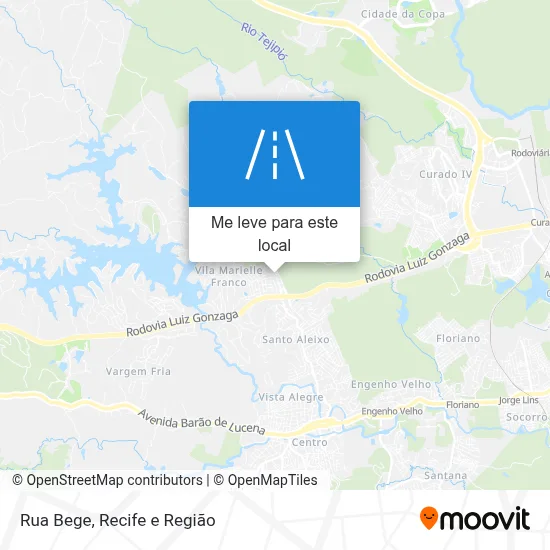Rua Bege mapa