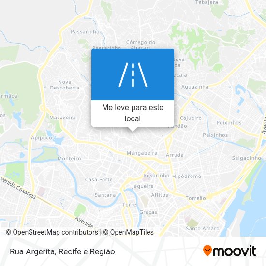 Rua Argerita mapa