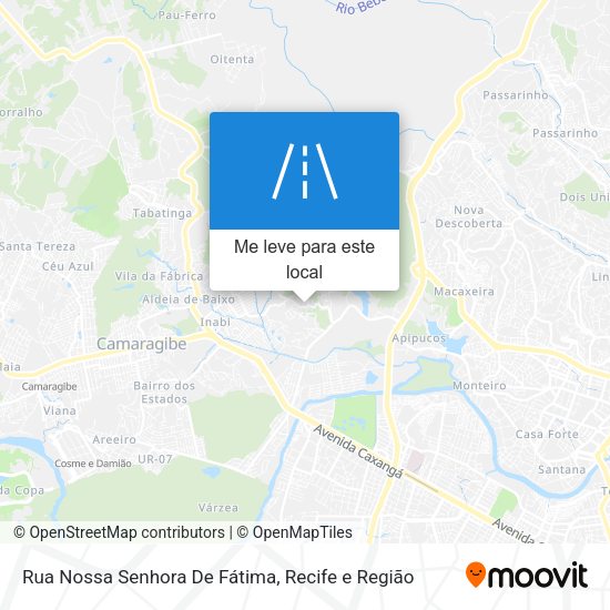 Rua Nossa Senhora De Fátima mapa
