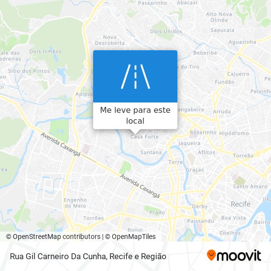 Rua Gil Carneiro Da Cunha mapa