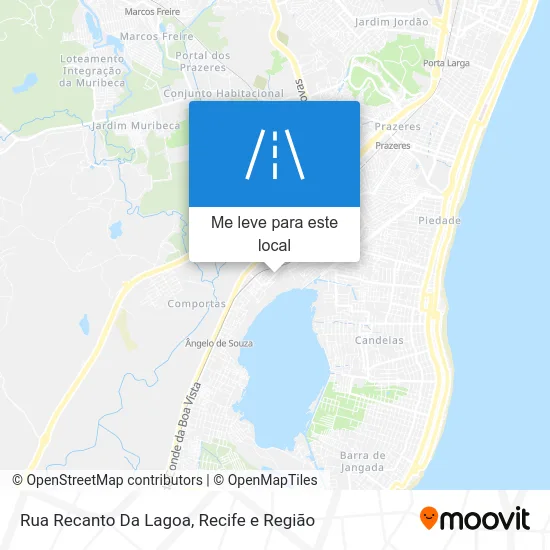 Rua Recanto Da Lagoa mapa
