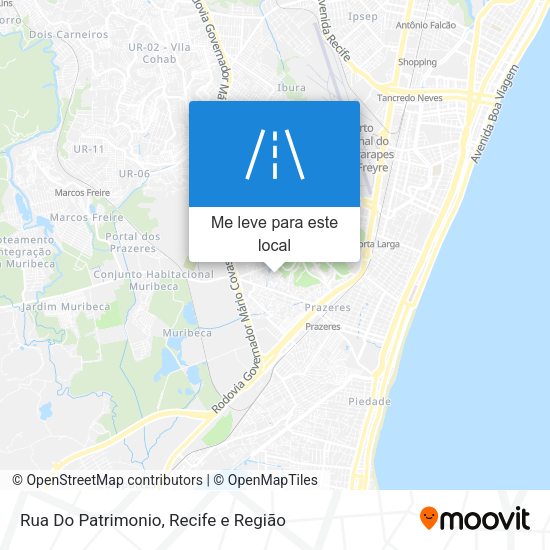 Rua Do Patrimonio mapa