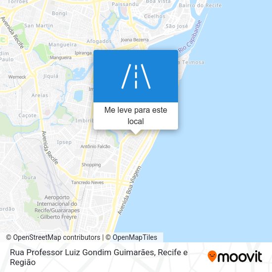 Rua Professor Luiz Gondim Guimarães mapa