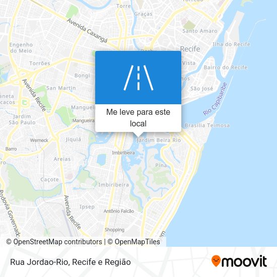 Rua Jordao-Rio mapa