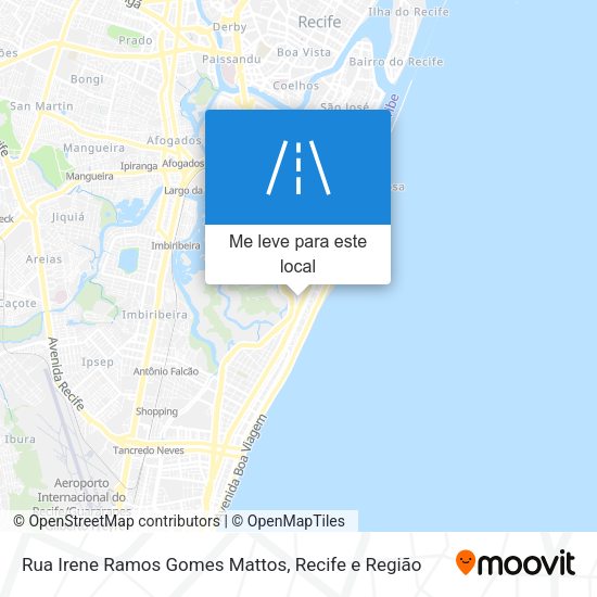 Rua Irene Ramos Gomes Mattos mapa