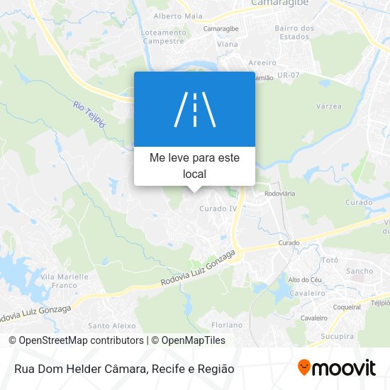 Rua Dom Helder Câmara mapa