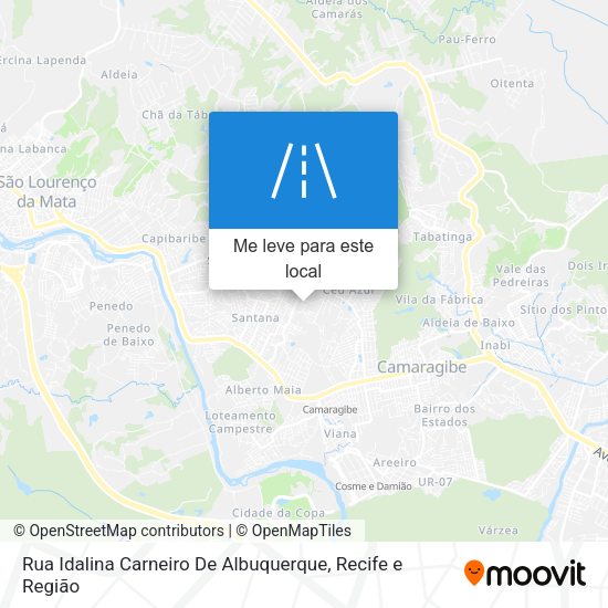 Rua Idalina Carneiro De Albuquerque mapa