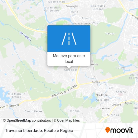 Travessa Liberdade mapa