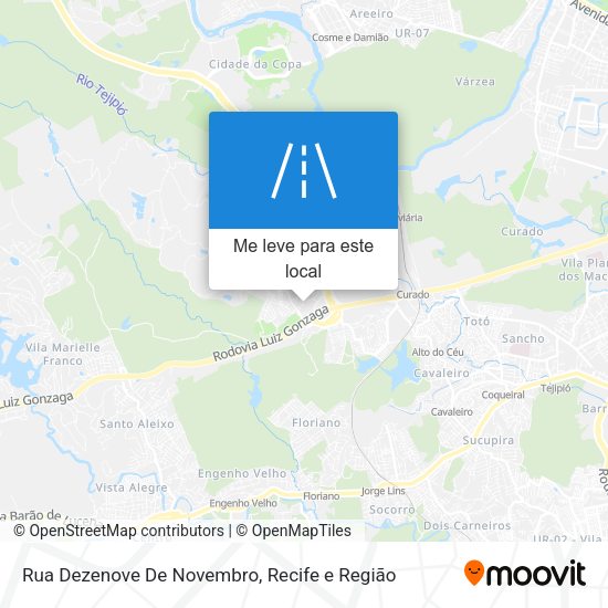 Rua Dezenove De Novembro mapa