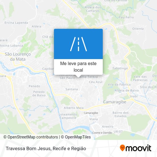 Travessa Bom Jesus mapa