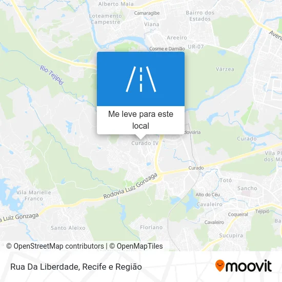 Rua Da Liberdade mapa