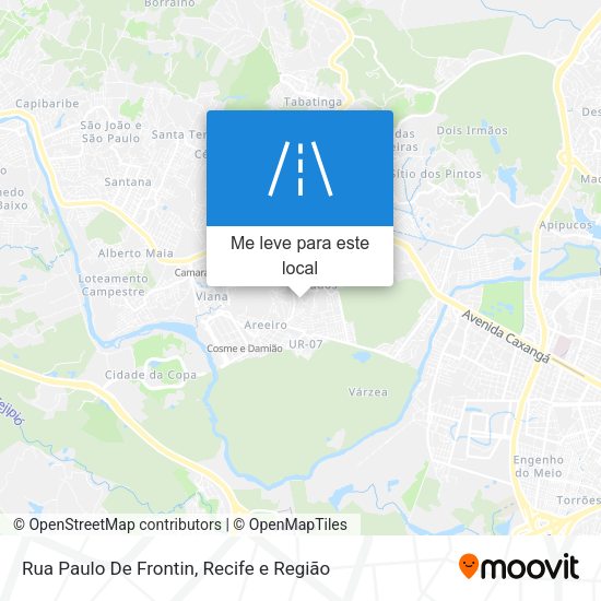 Rua Paulo De Frontin mapa