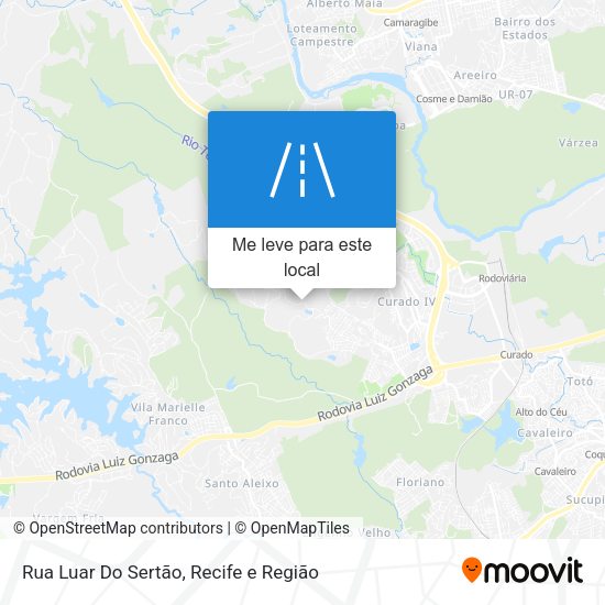 Rua Luar Do Sertão mapa