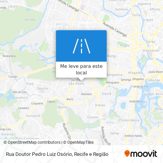 Rua Doutor Pedro Luiz Osório mapa