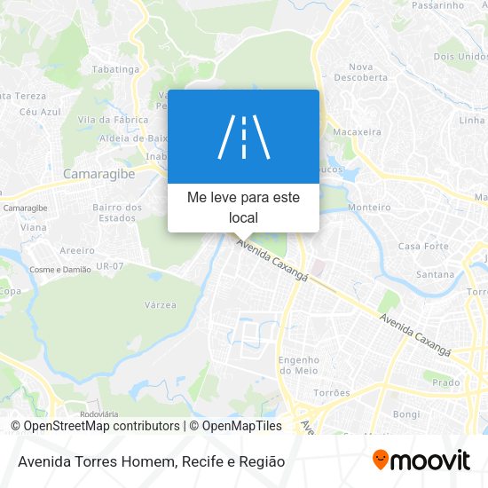 Avenida Torres Homem mapa