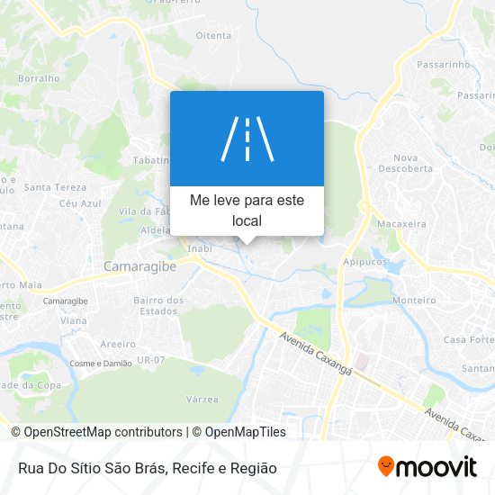Rua Do Sítio São Brás mapa