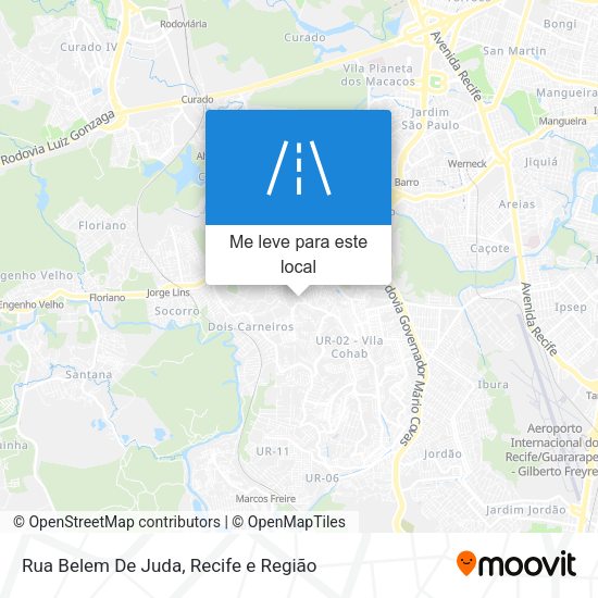 Rua Belem De Juda mapa