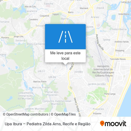 Upa Ibura – Pediatra Zilda Arns mapa