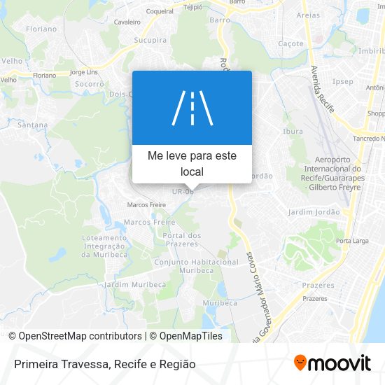 Primeira Travessa mapa