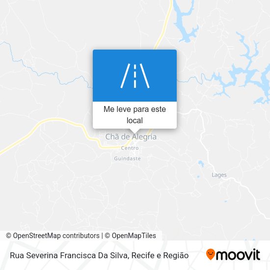 Rua Severina Francisca Da Silva mapa