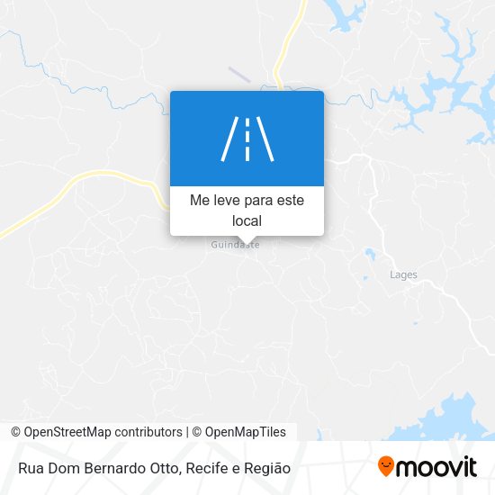 Rua Dom Bernardo Otto mapa