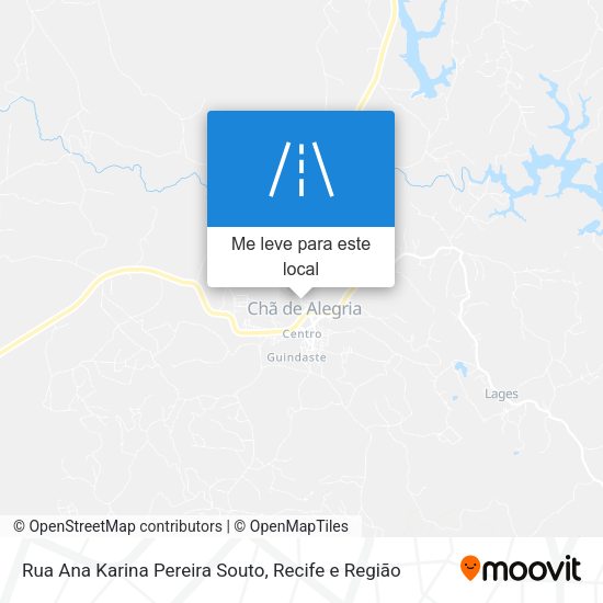 Rua Ana Karina Pereira Souto mapa