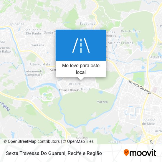 Sexta Travessa Do Guarani mapa