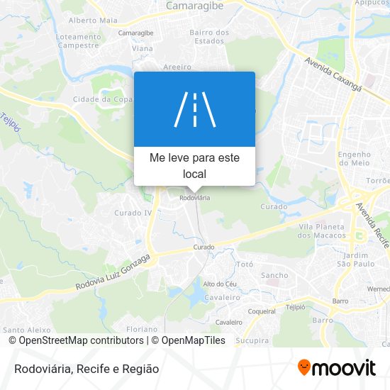 Rodoviária mapa