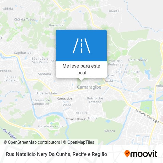 Rua Natalício Nery Da Cunha mapa