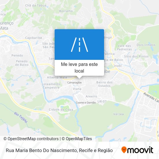 Rua Maria Bento Do Nascimento mapa