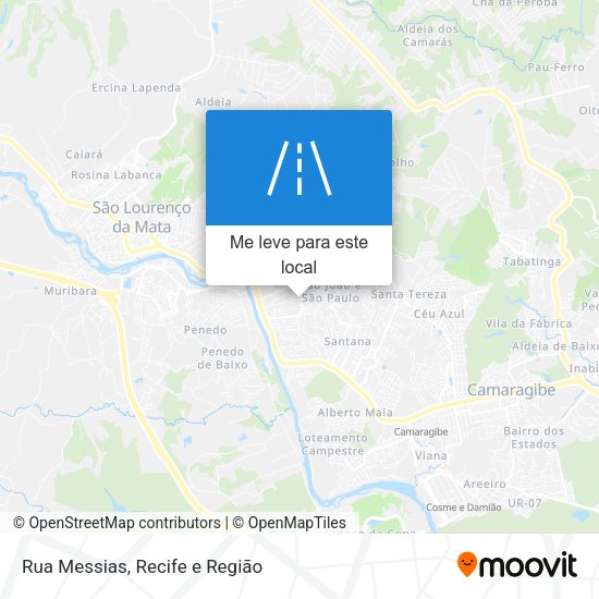 Rua Messias mapa