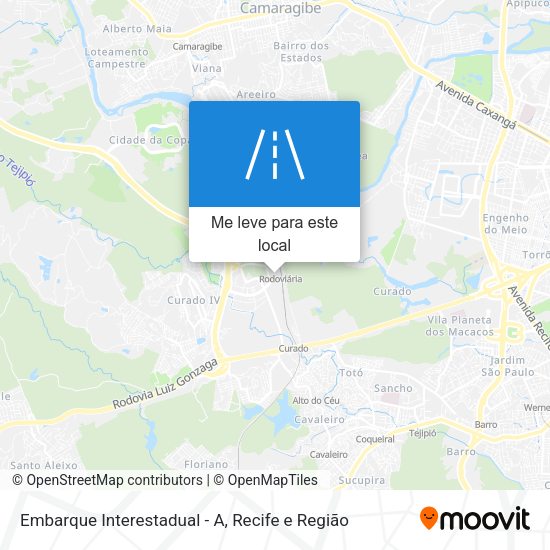 Embarque Interestadual - A mapa