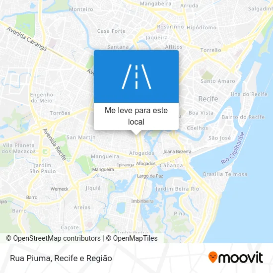 Rua Piuma mapa
