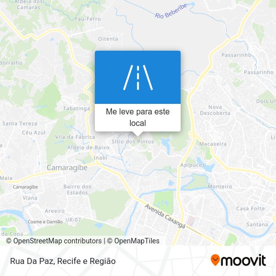 Rua Da Paz mapa
