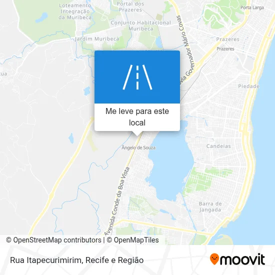 Rua Itapecurimirim mapa