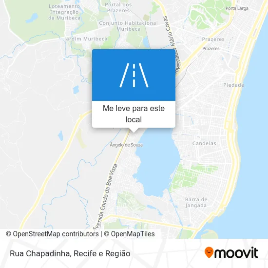 Rua Chapadinha mapa