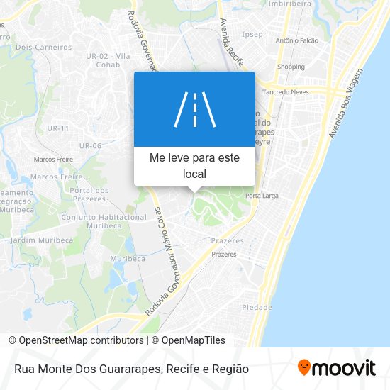 Rua Monte Dos Guararapes mapa