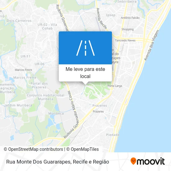 Rua Monte Dos Guararapes mapa