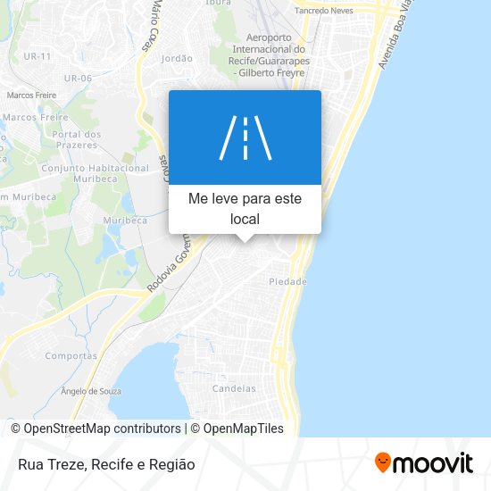 Rua Treze mapa