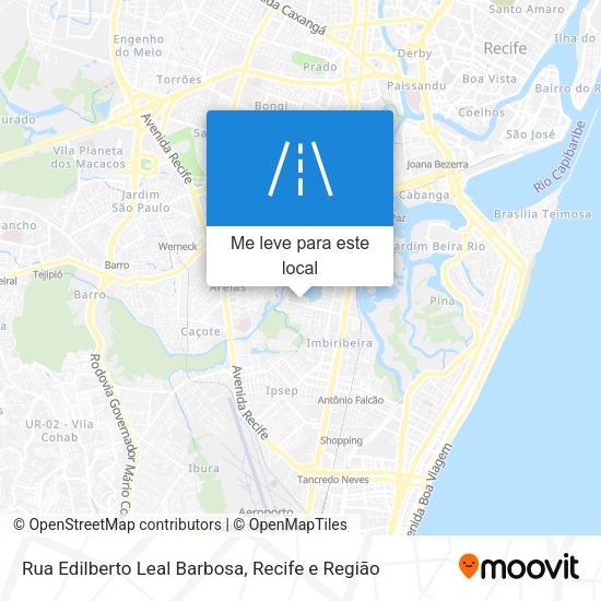 Rua Edilberto Leal Barbosa mapa