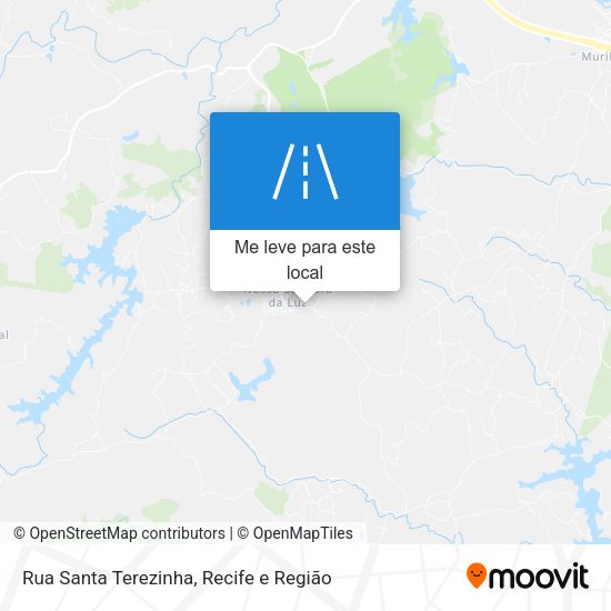 Rua Santa Terezinha mapa