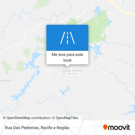 Rua Das Pedreiras mapa